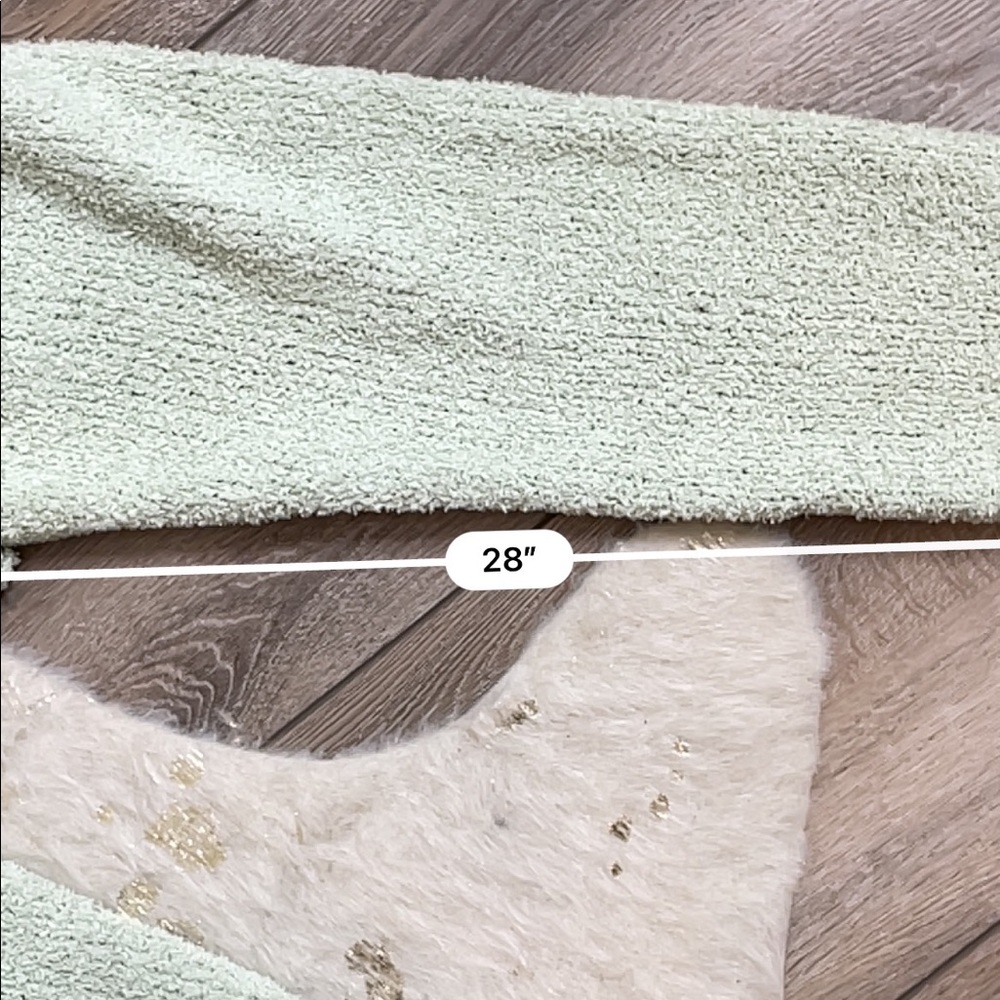 carli bybel x missguided sage fluffy knit joggers - Picture 4 of 6